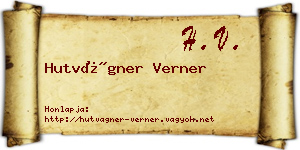 Hutvágner Verner névjegykártya